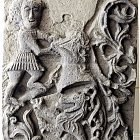 Různé podoby slánského znaku: Velvarská brána (1450)