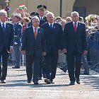 Setkání prezidentů Visegrádské čtyřky (V4) ve Slaném