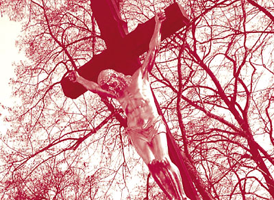 Středový kříž –II. slánském hřbitově